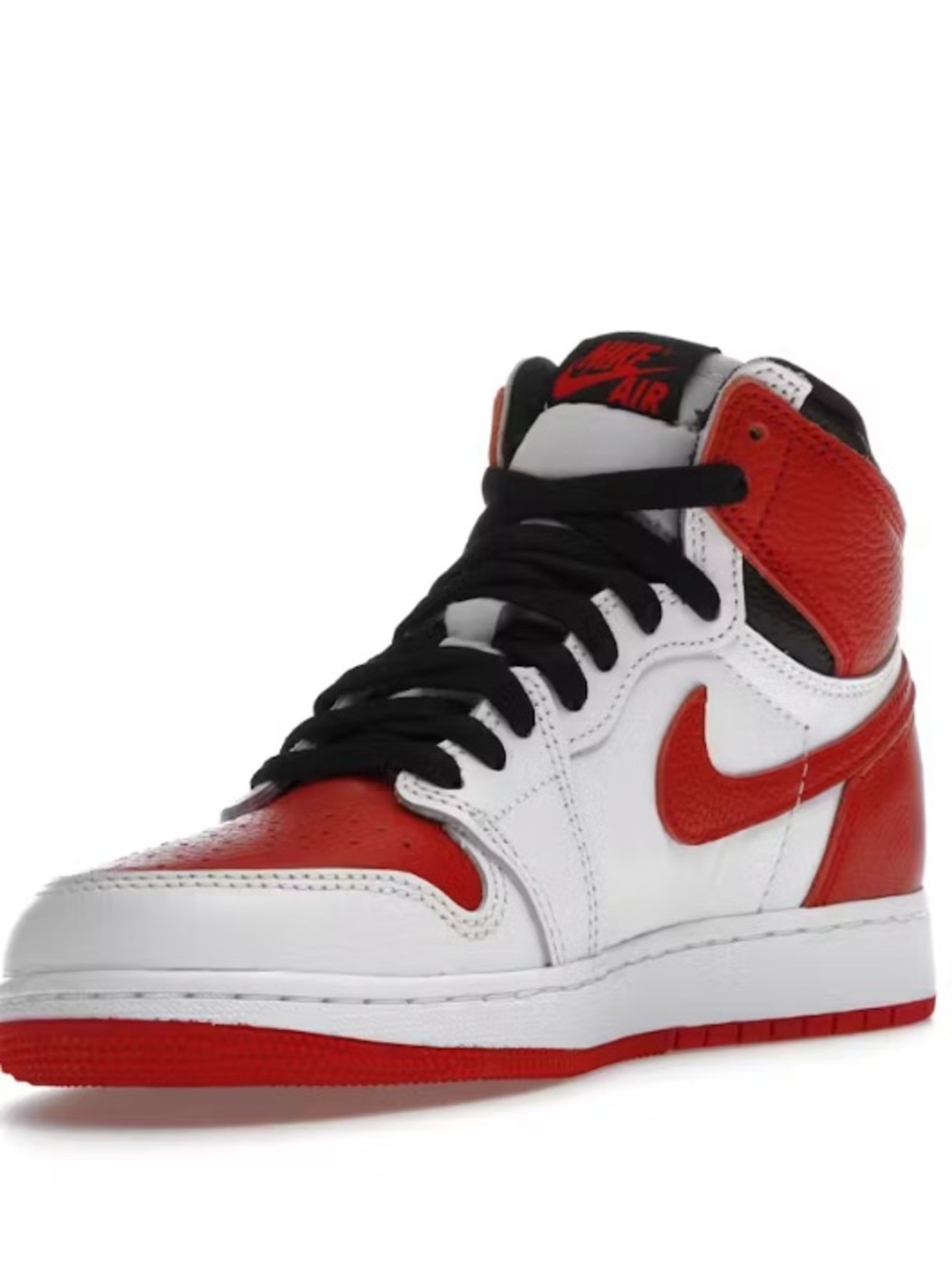 Nike Air Jordan 1 Retro High White/Red with Black Accents
